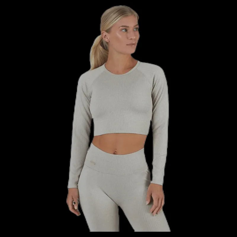 NOUN Bonnie Ribbed LS Beige Discount