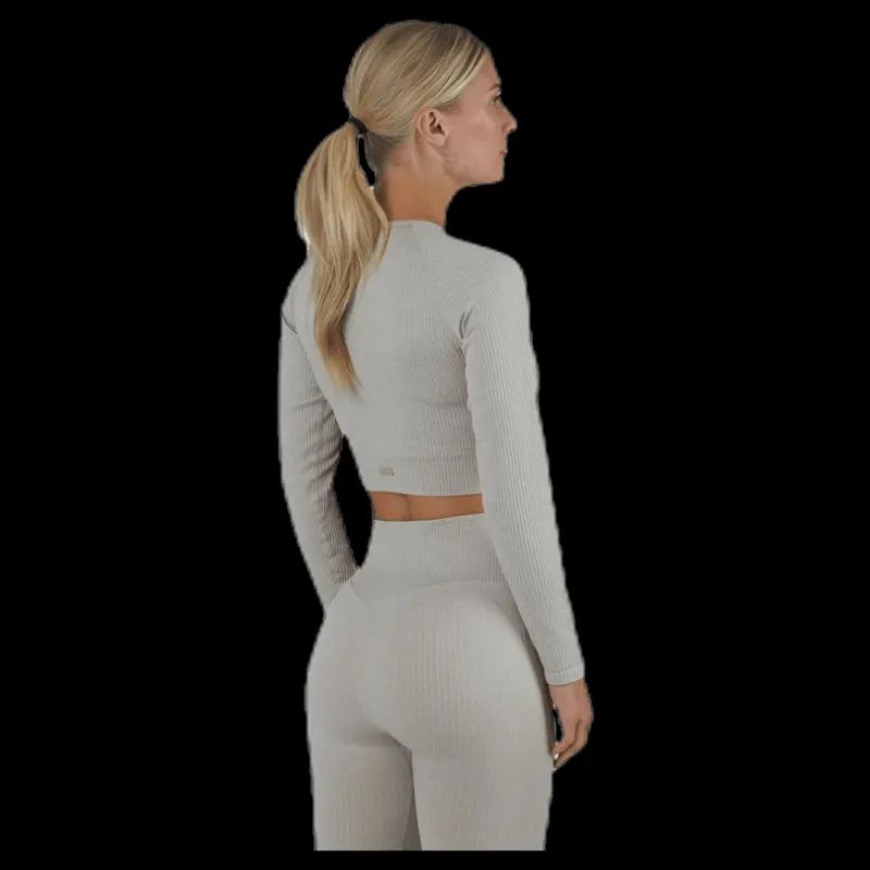 NOUN Bonnie Ribbed LS Beige Discount
