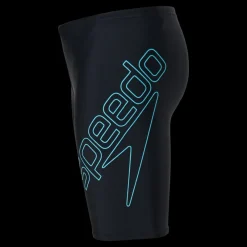 Speedo Boom Logo Placement Jammer Blue/Black Blå och Svart Discount