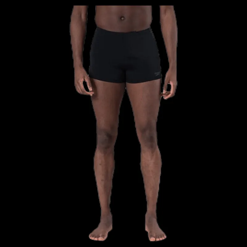 Clearance Speedo Boomstar Splice Aquashort Am Black/Grey Svart och Grå