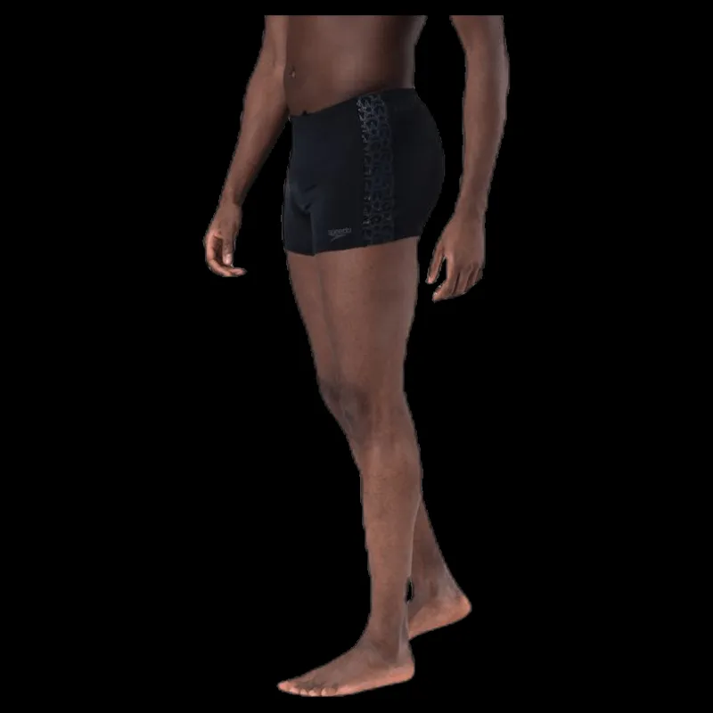 Clearance Speedo Boomstar Splice Aquashort Am Black/Grey Svart och Grå