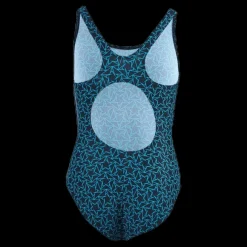 New Speedo Boomster Allover Muscleback Blue Blå