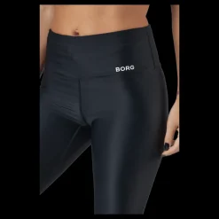 Sale Björn Borg Borg High Waist Solid Tights Black Beauty Svart