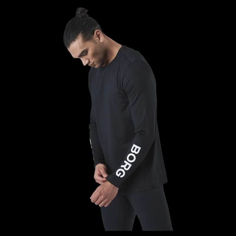 Björn Borg Borg LS Tee Black Svart New