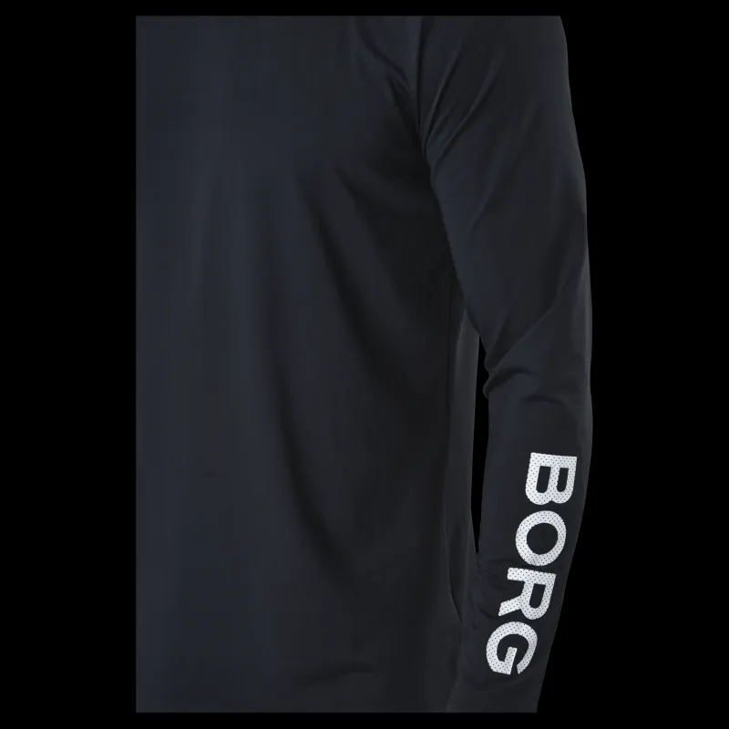 Björn Borg Borg LS Tee Black Svart New