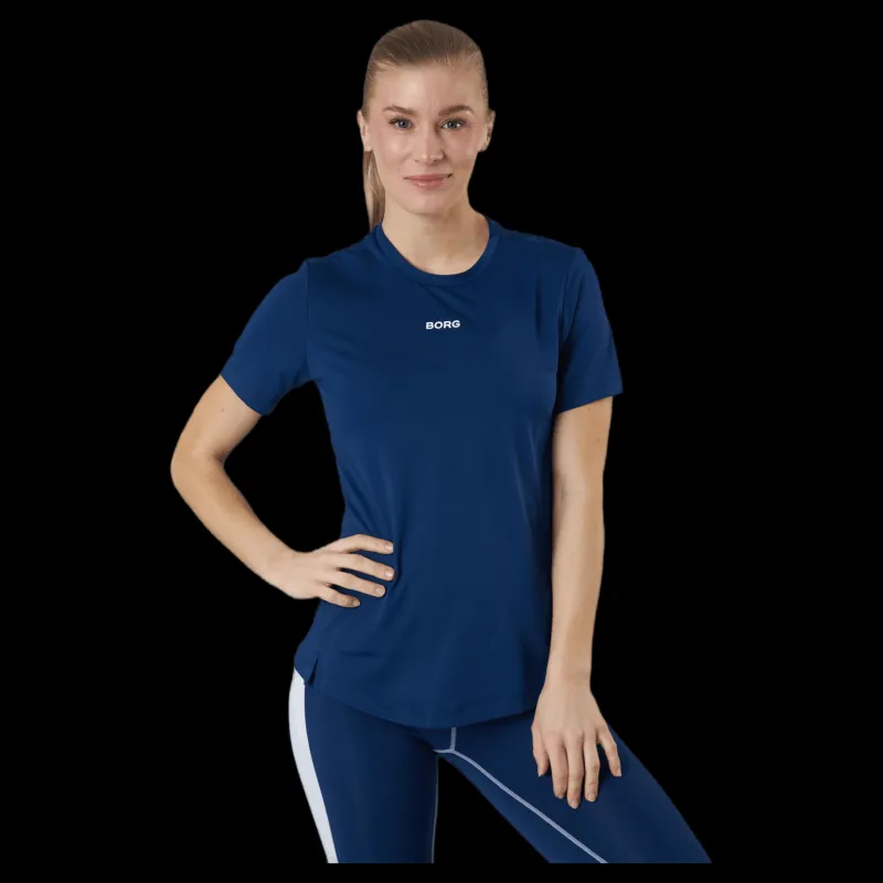 Sale Björn Borg Borg Regular Tee Blue Blå