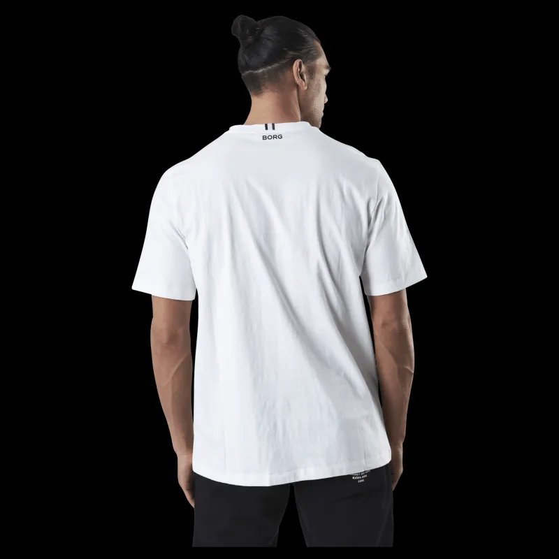 Outlet Björn Borg Borg Sport Tee White Vit