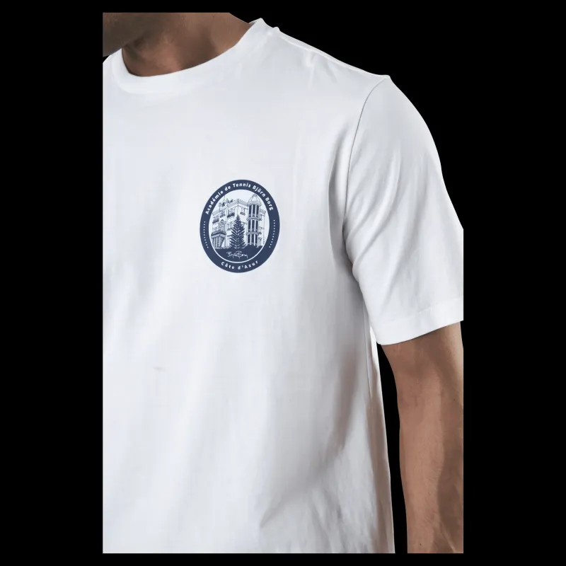 Outlet Björn Borg Borg Sport Tee White Vit