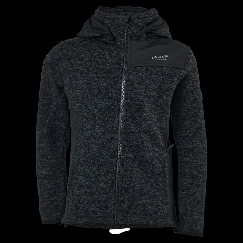 Hot Lindberg Bormio Jacket Black Grå