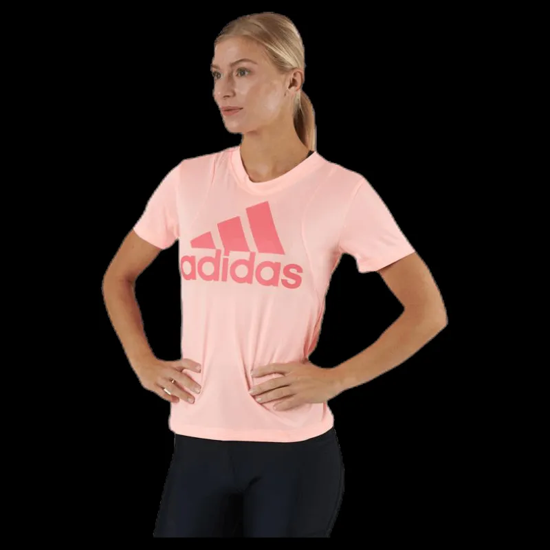 adidas Bos Logo Tee Pink Rosa Clearance