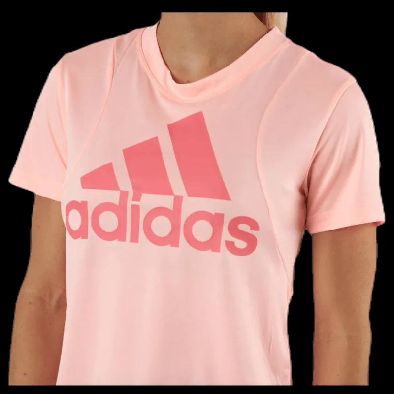 adidas Bos Logo Tee Pink Rosa Clearance