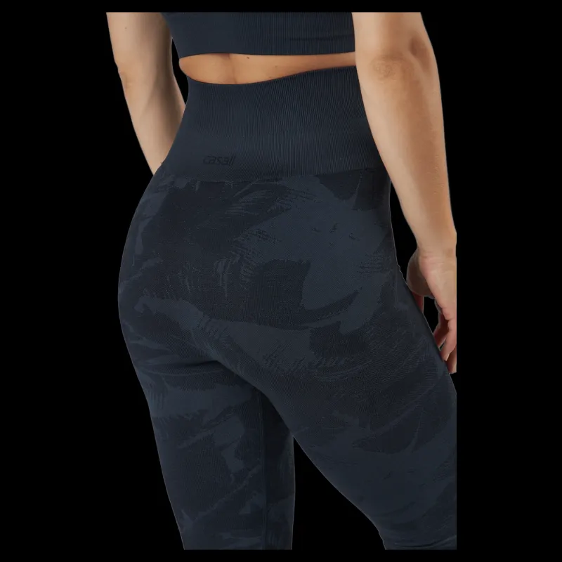 Casall Botanical Seamless Tights Botanical Blue Blå Discount