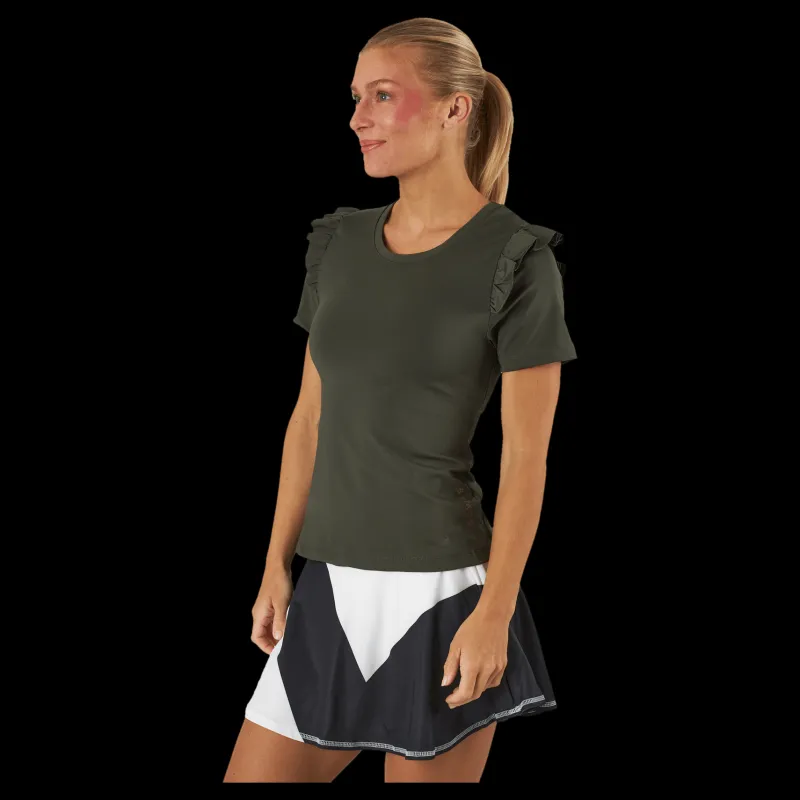 Hot BOW19 Topp Celine Army Army Green Grön