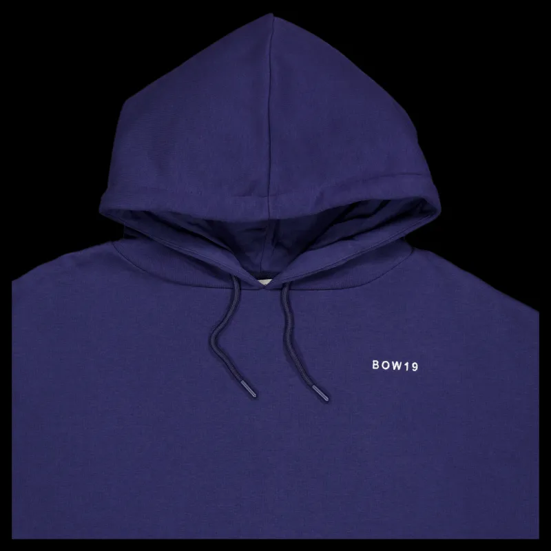Discount BOW19 Bowie Hoodie Navy Blå
