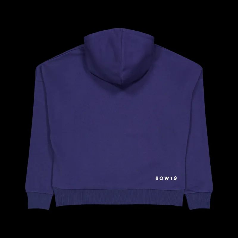 Hot BOW19 Bowie Hoodie Navy Blå