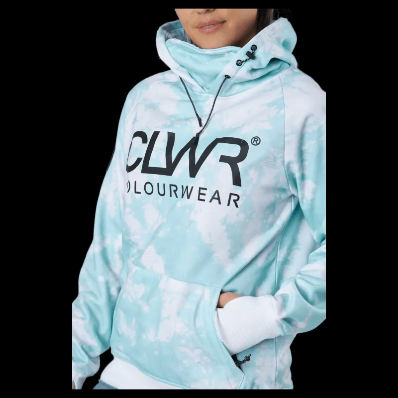 ColourWear Bowl Hood 2.0 W Tie Dye Turquoise Blå Hot