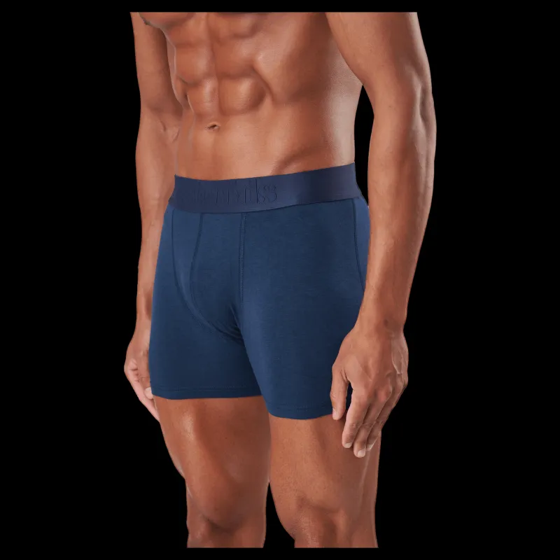 Best Resteröds Boxer Bamboo 10-pack - Regular Black/navy/stone Grey Vit