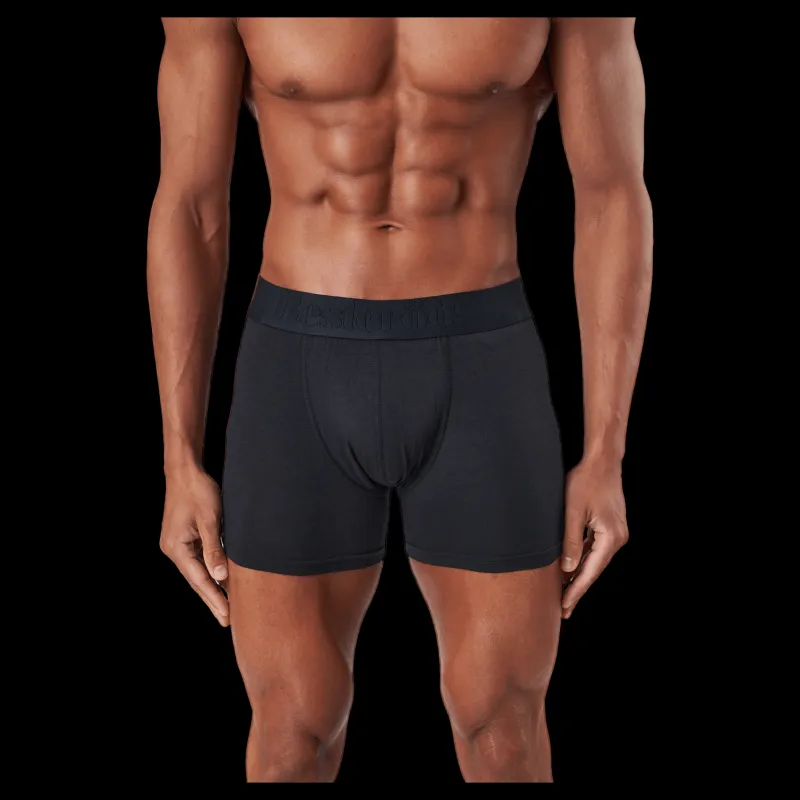 Best Resteröds Boxer Bamboo 10-pack - Regular Black/navy/stone Grey Vit