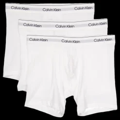 Calvin Klein Boxer Brief 3pk 100 White, White, White Vit Outlet