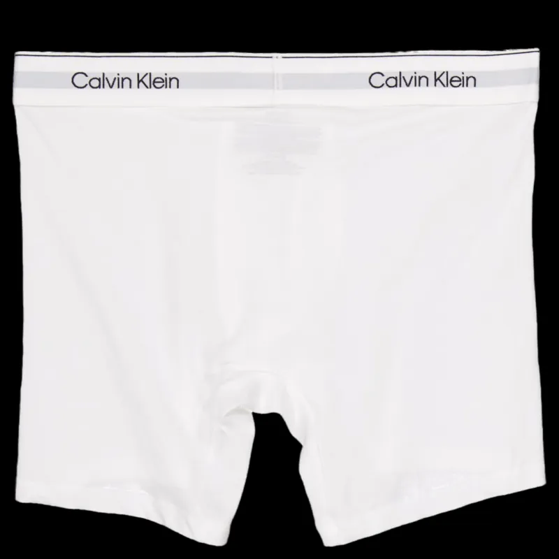 Calvin Klein Boxer Brief 3pk 100 White, White, White Vit Outlet