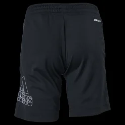 adidas Boys Aeroready Heather Short Black / White Svart
