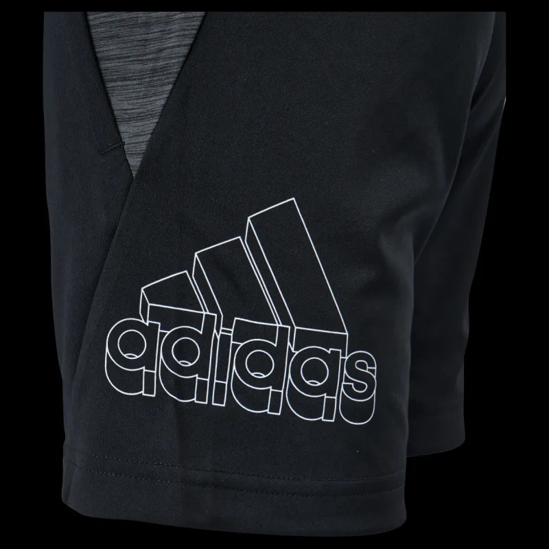 adidas Boys Aeroready Heather Short Black / White Svart
