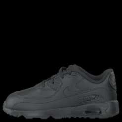 Online Nike Boys' Air Max 90 Leather TD Kids Black/black Svart