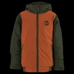 Burton Boys Gameday Jacket Brown/Green Brun och Grön Hot