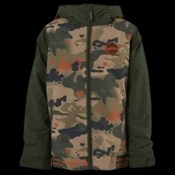 Burton Boys Gameday Jacket Patterned/Green Mönstrad och Grön Best