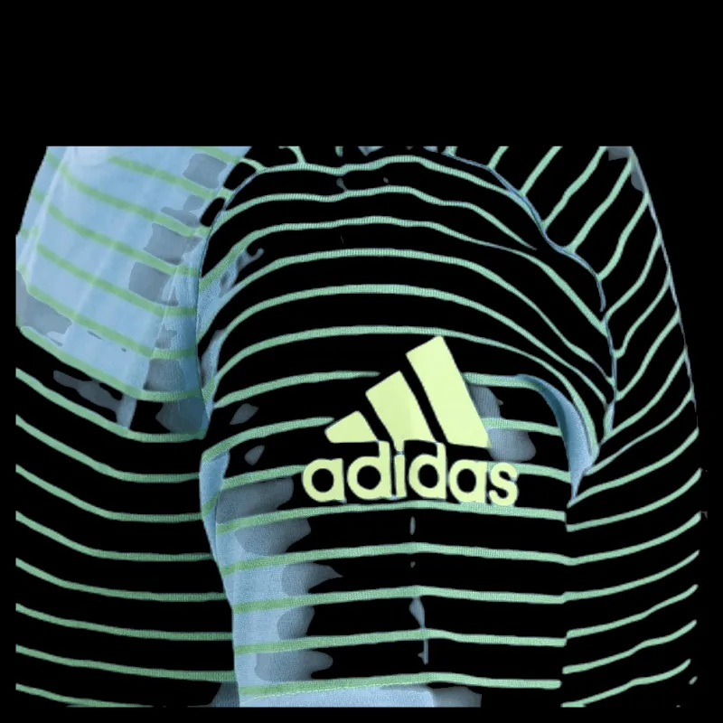 Discount adidas Boys Melbourne Tee Blue/Yellow Blå och Gul