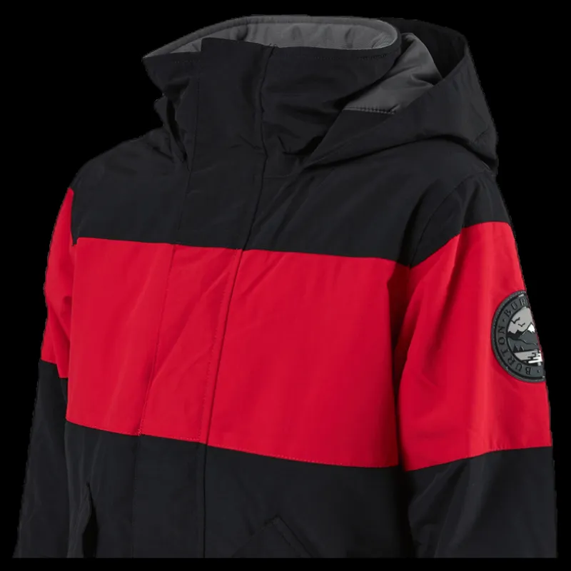 Burton Boys Symbol Jacket Black/Red Svart och Röd Outlet