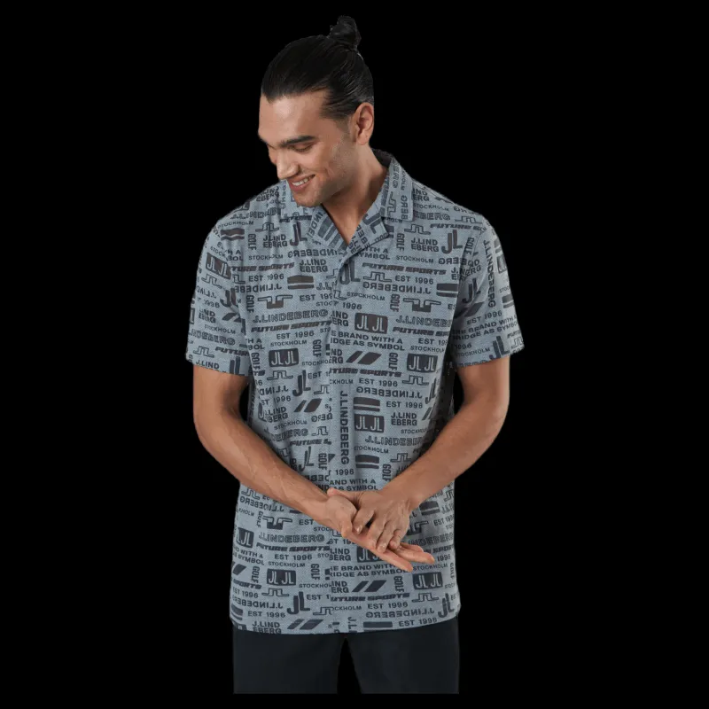 J.Lindeberg Brad Golf Polo Grey Grå Discount