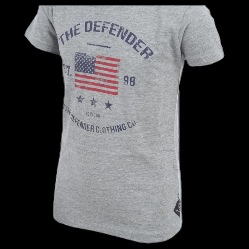 The Defender Brad Tee Jr Grey Grå Discount