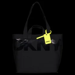 Clearance DKNY Sport Brady Double Handle Black/daffodil Svart