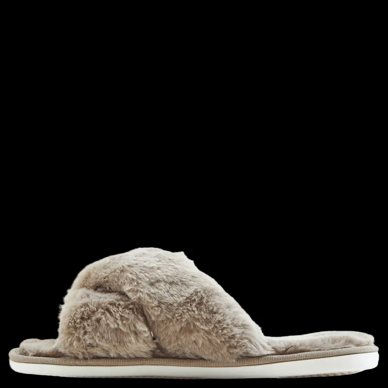 Whistler Brahny W Plush Slipper Pine Bark Grön Outlet