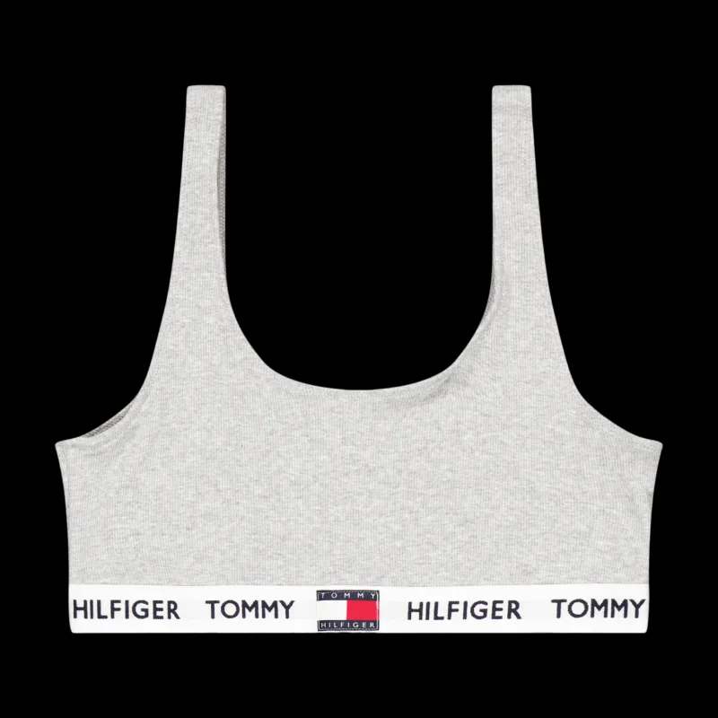Tommy Hilfiger Bralette Grey Grå Sale