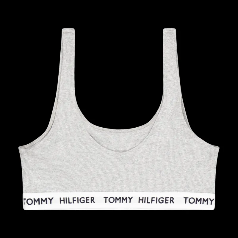 Tommy Hilfiger Bralette Grey Grå Sale