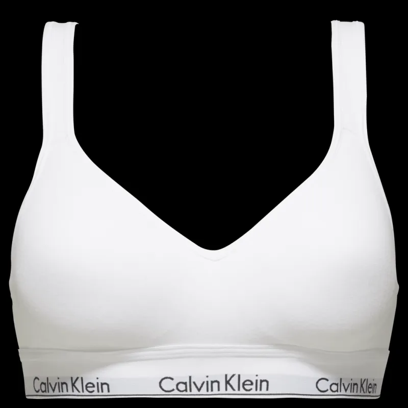 New Calvin Klein Bralette Lift White Vit