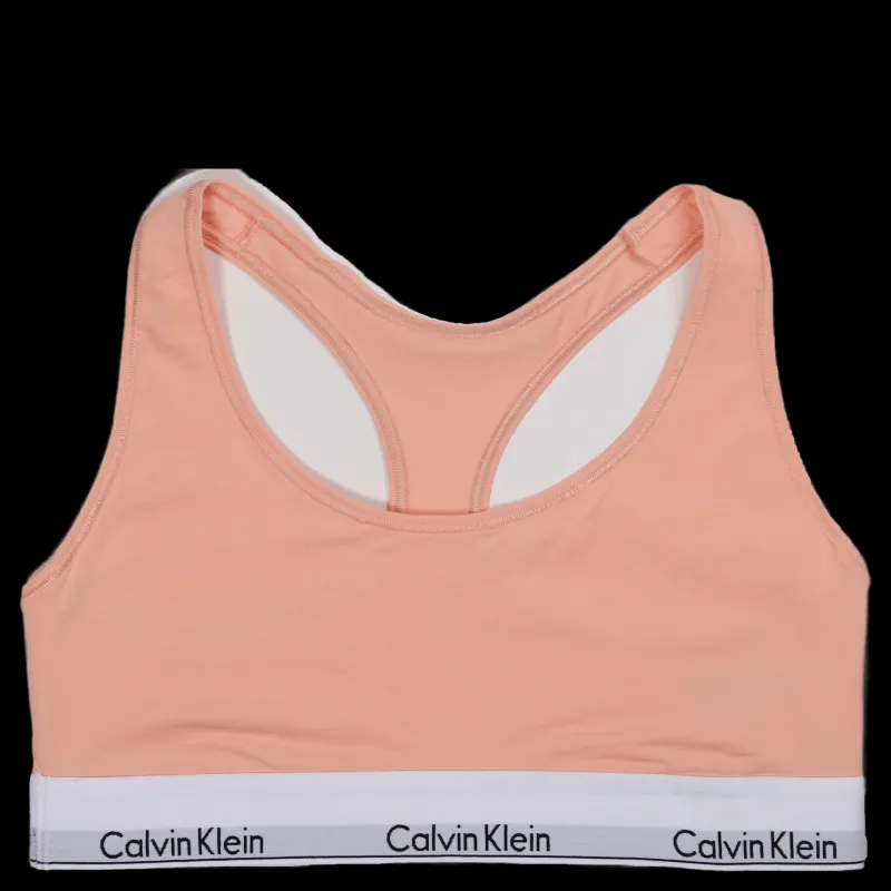 Outlet Calvin Klein Bralette Peach Melba Beige