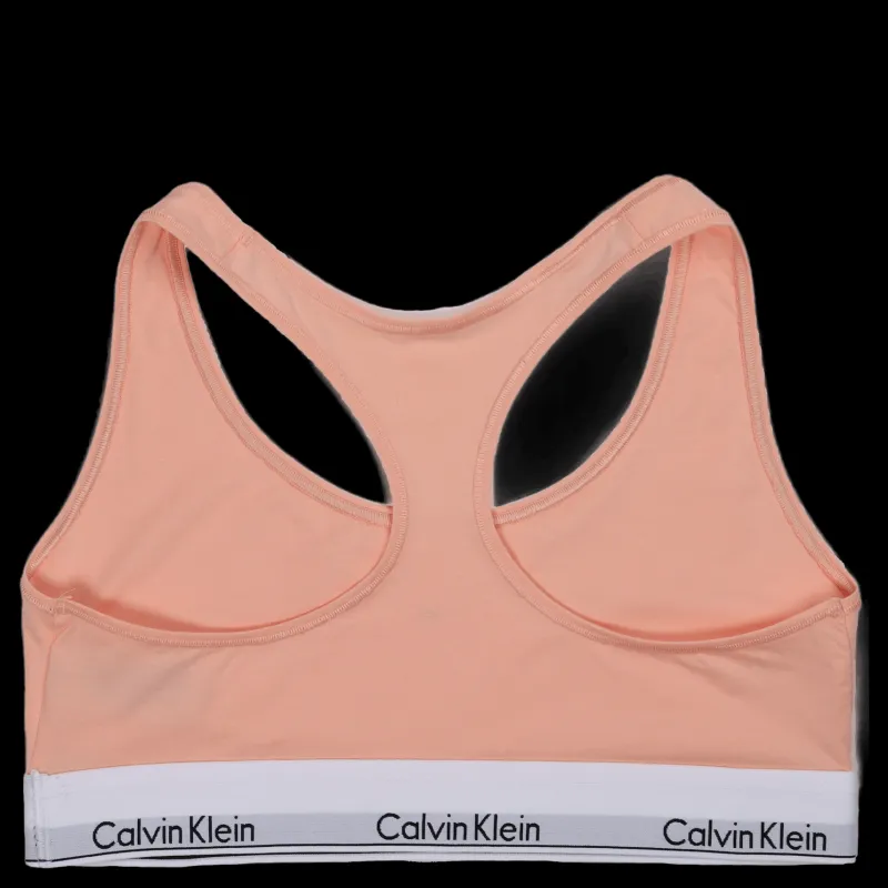 Outlet Calvin Klein Bralette Peach Melba Beige