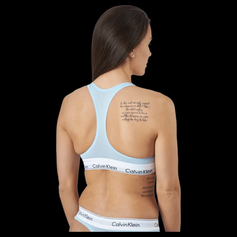 Calvin Klein Bralette Rain Dance Vit Discount