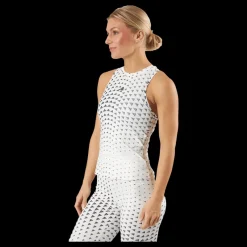 Outlet adidas Brand Love Performance Tank Top Off White Vit