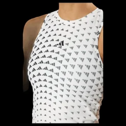 Outlet adidas Brand Love Performance Tank Top Off White Vit