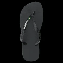 Clearance Havaianas Brasil Logo Black/Black Svart
