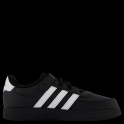 adidas Breaknet Lifestyle Court Elastic Lace and Top Strap Shoes Core Black / Cloud White / Cloud White Svart New