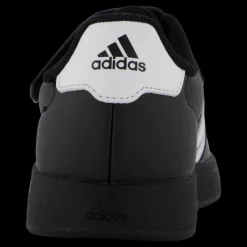 adidas Breaknet Lifestyle Court Elastic Lace and Top Strap Shoes Core Black / Cloud White / Cloud White Svart New