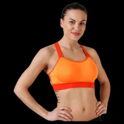 Nike Breathe Bra /Black Orange Sale