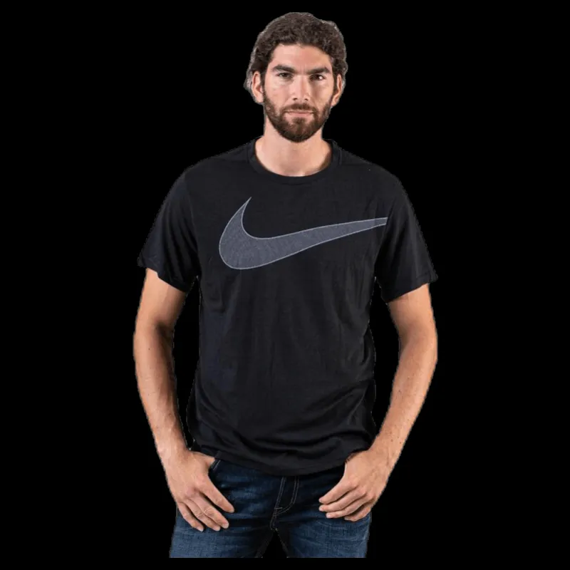 Nike Breathe Top SS Hyper Dry White/Black Svart Clearance