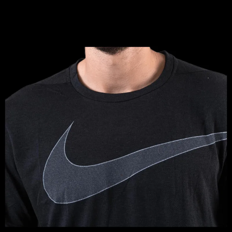 Nike Breathe Top SS Hyper Dry White/Black Svart Clearance