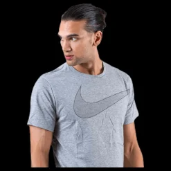 Nike Breathe Top SS Hyper Dry Black/Grey Grå Outlet